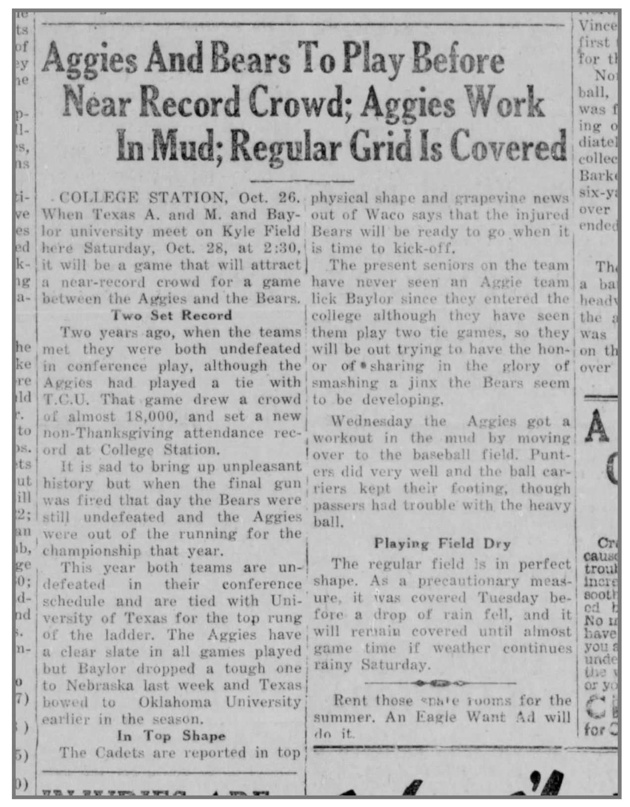 The Eagle Archives: October 26, 1939